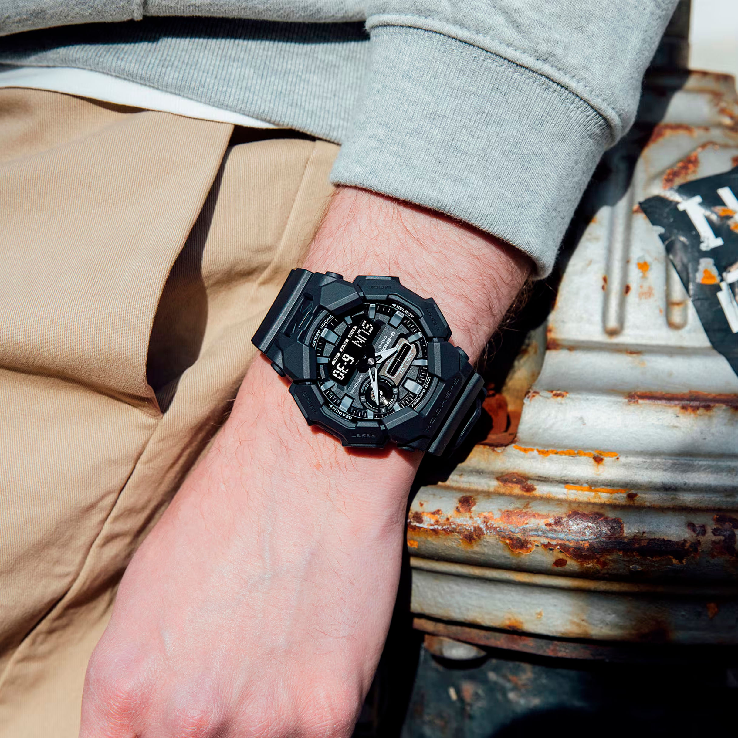 Casio Relogio G-SHOCK GA-010-1A1DR Preto Sint2 -1-